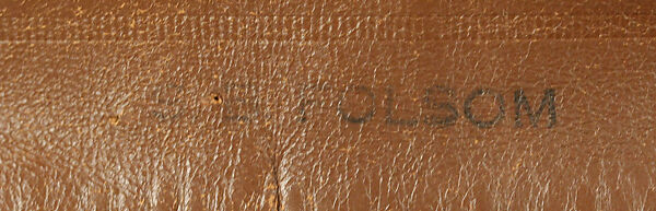 Military ensemble, a, j, k, l, m) wool
b, c) silver
d, e) metal
f, g, h, i) cotton, metal
n, o) cotton, American