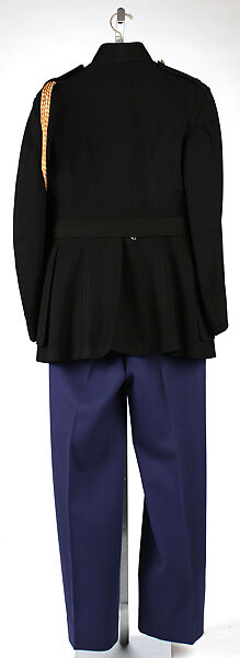 Military ensemble, wool, cotton, American