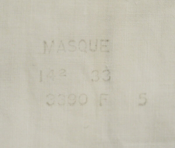 Military uniform, a, c, f) wool
b, h) cotton
d, e, i, j, k) metal
g) silk, American