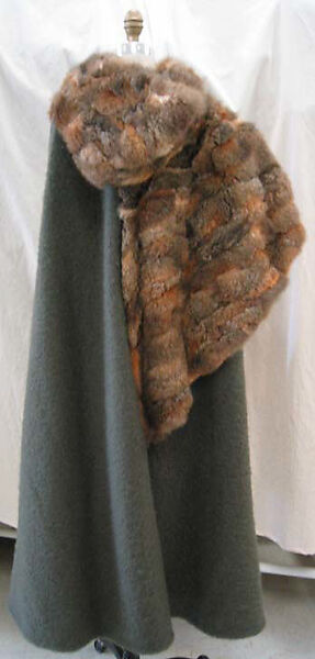 Cape, Koos van den Akker (American, born Netherlands, The Hague 1939–2015 New York), wool, fur, American