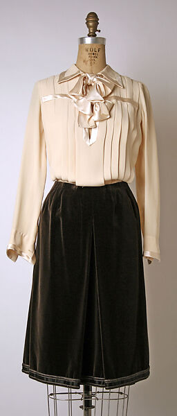 Suit, House of Chanel (French, founded 1910), silk, French