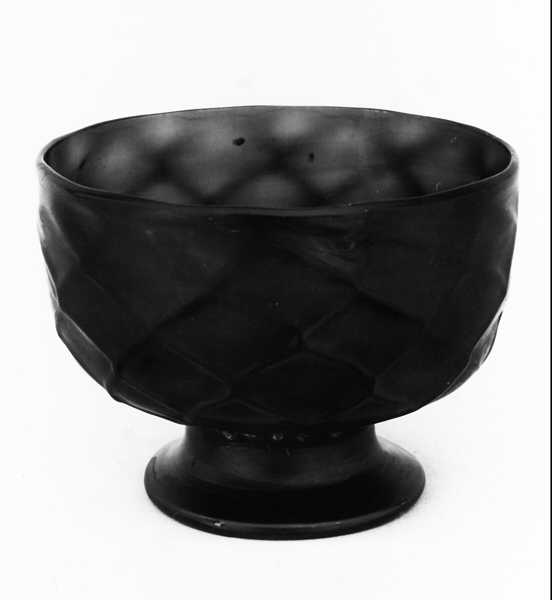 Sugar Bowl, Blown pattern-molded lead glass, American 