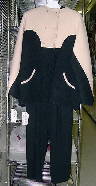 Ensemble, Geoffrey Beene (American, Haynesville, Louisiana 1927–2004 New York), wool, American