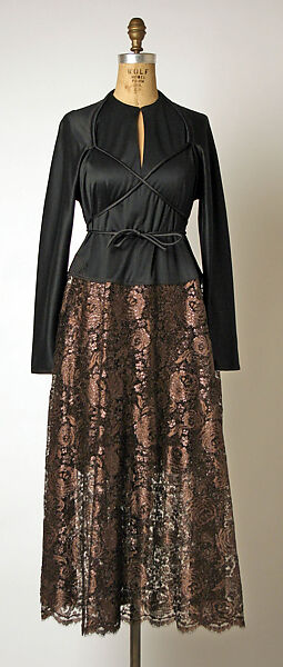 Evening dress, Geoffrey Beene (American, Haynesville, Louisiana 1927–2004 New York), silk, synthetic fiber, American 