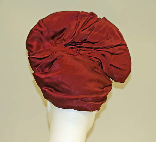 Hat, House of Paquin (French, 1891–1956), silk, French