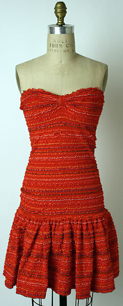 Dress, Patrick Kelly (American, Vicksburg, Mississippi 1954–1990 Paris), synthetic fiber, French 