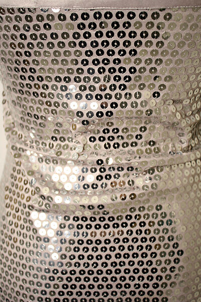 Evening dress, Patrick Kelly (American, Vicksburg, Mississippi 1954–1990 Paris), synthetic fiber, plastic, French