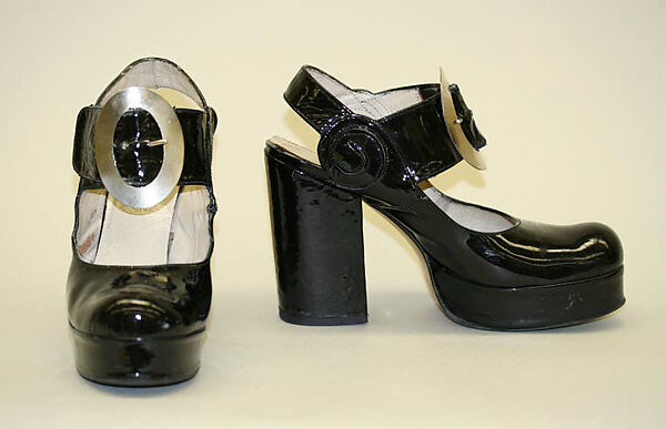 Sandals, John Fluevog (Canadian, born 1948), leather, plastic (polyurethane), metal, Canadian 
