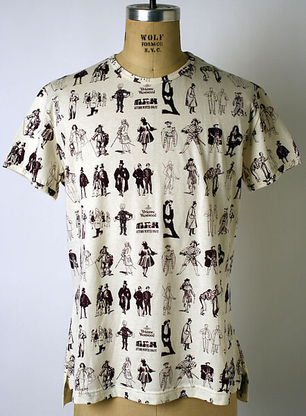 T-shirt, Vivienne Westwood (British, founded 1971), cotton, British 