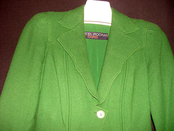 Suit, Marcel Rochas (French, 1902–1955), wool, French