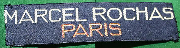 Suit, Marcel Rochas (French, 1902–1955), wool, French