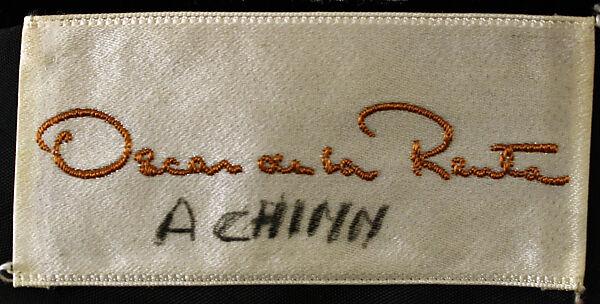 Evening dress, Oscar de la Renta, LLC. (American, founded 1965), silk, American