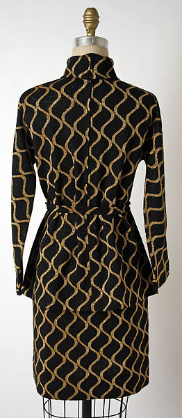 Ensemble, Rudi Gernreich (American (born Austria), Vienna 1922–1985 Los Angeles, California), synthetic fiber, Lurex, American