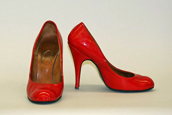 Pumps, Vivienne Westwood (British, 1941–2022), leather, plastic (vinyl), rubber, British