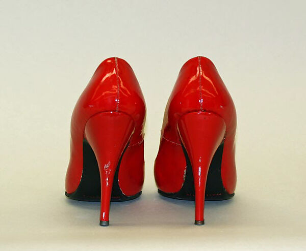 Pumps, Vivienne Westwood (British, 1941–2022), leather, plastic (vinyl), rubber, British
