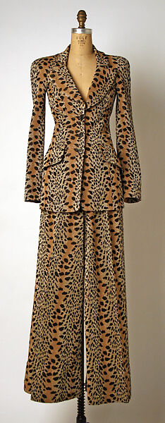 Suit, Biba (British, 1963–1975), synthetic fiber, British