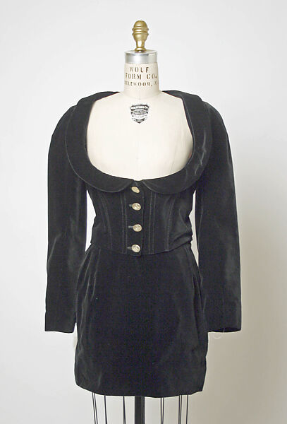 Suit, Vivienne Westwood (British, founded 1971), cotton, acetate, British 