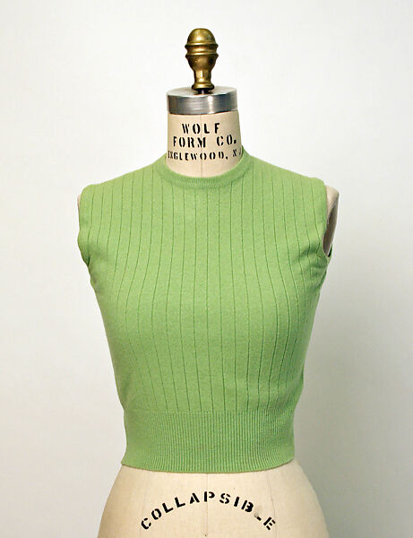 Sweater set, wool, probably British