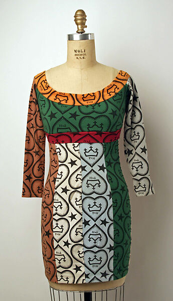 Dress, Pam Hogg (British), polyester, cotton, British 