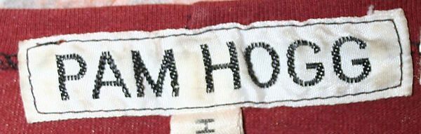 Shirt, Pam Hogg (British), cotton, polyester, British