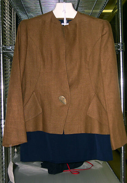 Suit, Geoffrey Beene (American, Haynesville, Louisiana 1927–2004 New York), linen, wool, silk, American