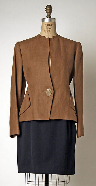 Suit, Geoffrey Beene (American, Haynesville, Louisiana 1927–2004 New York), linen, wool, silk, American 