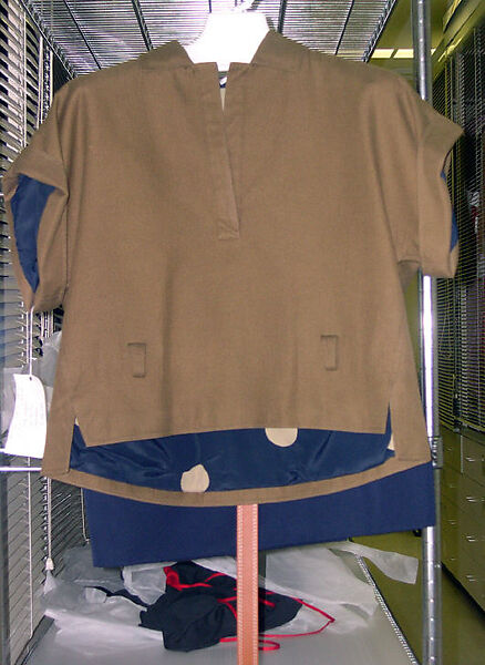 Suit, Geoffrey Beene (American, Haynesville, Louisiana 1927–2004 New York), wool, silk, leather, American