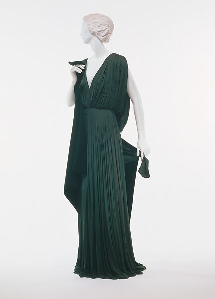 Evening dress, Madame Grès (Germaine Émilie Krebs)  French, silk, French