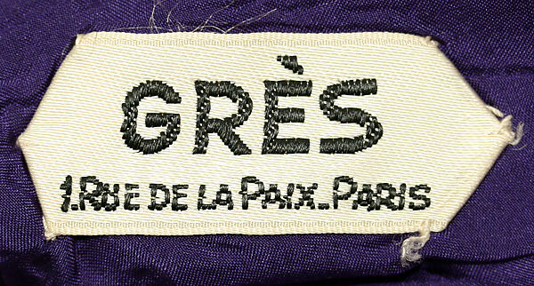 Evening ensemble, Madame Grès (Germaine Émilie Krebs) (French, Paris 1903–1993 Var region), wool, French