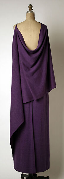 Evening ensemble, Madame Grès (Germaine Émilie Krebs) (French, Paris 1903–1993 Var region), wool, French