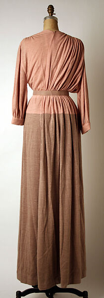 Evening dress, Madame Grès (Germaine Émilie Krebs) (French, Paris 1903–1993 Var region), (a, b) wool
(c) silk, French