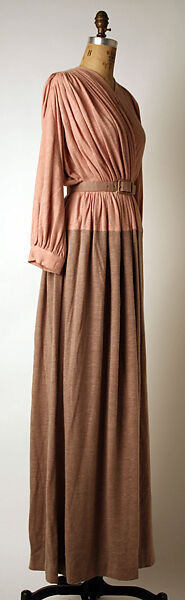 Evening dress, Madame Grès (Germaine Émilie Krebs) (French, Paris 1903–1993 Var region), (a, b) wool
(c) silk, French