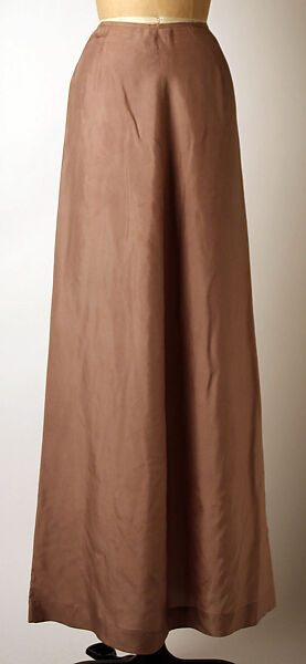 Evening dress, Madame Grès (Germaine Émilie Krebs) (French, Paris 1903–1993 Var region), (a, b) wool
(c) silk, French