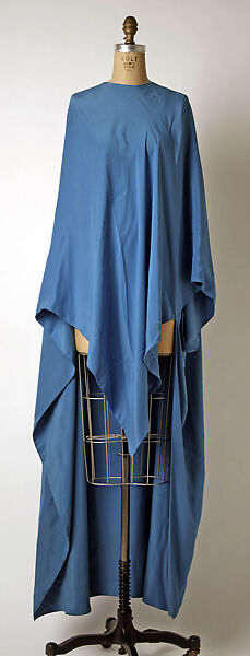 Evening poncho, Madame Grès (Germaine Émilie Krebs) (French, Paris 1903–1993 Var region), silk, French 