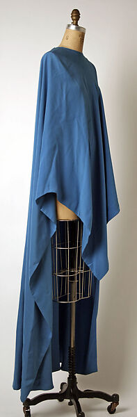 Evening poncho, Madame Grès (Germaine Émilie Krebs) (French, Paris 1903–1993 Var region), silk, French