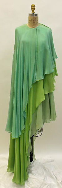 Evening dress, Madame Grès (Germaine Émilie Krebs) (French, Paris 1903–1993 Var region), silk, French 