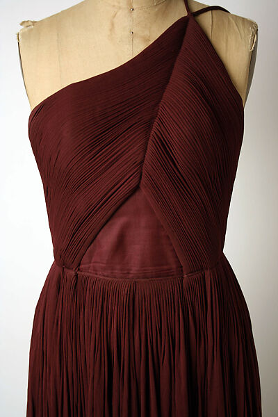 Evening dress, Madame Grès (Germaine Émilie Krebs) (French, Paris 1903–1993 Var region), silk, French