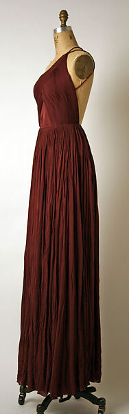 Evening dress, Madame Grès (Germaine Émilie Krebs) (French, Paris 1903–1993 Var region), silk, French