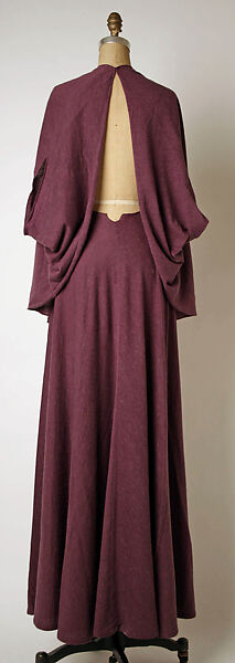 Evening ensemble, Madame Grès (Germaine Émilie Krebs) (French, Paris 1903–1993 Var region), wool, French