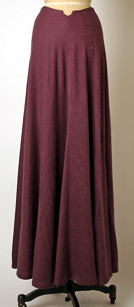 Evening ensemble, Madame Grès (Germaine Émilie Krebs) (French, Paris 1903–1993 Var region), wool, French