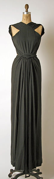 Evening dress, Madame Grès (Germaine Émilie Krebs) (French, Paris 1903–1993 Var region), silk, French 