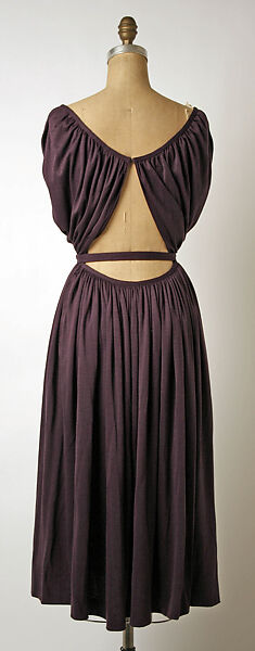 Cocktail dress, Madame Grès (Germaine Émilie Krebs) (French, Paris 1903–1993 Var region), wool, French