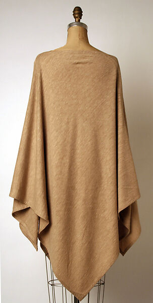 Poncho, Madame Grès (Germaine Émilie Krebs) (French, Paris 1903–1993 Var region), wool, French