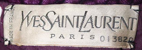 Evening coat, Yves Saint Laurent (French, founded 1961), silk, fur, French