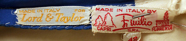 Dress, Emilio Pucci (Italian, Florence 1914–1992), silk, Italian