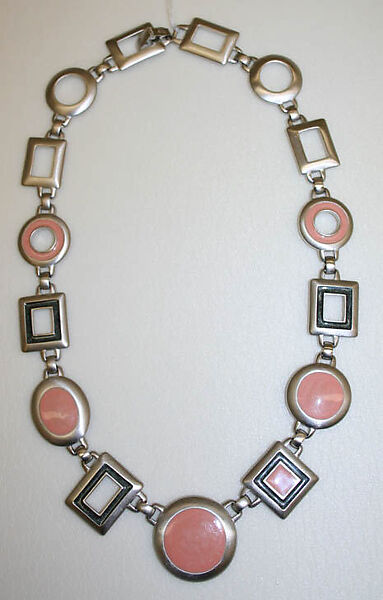 Necklace, Trifari (American, founded 1918), metal, enamel, American 