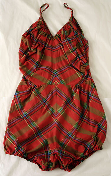 Playsuit, Claire McCardell (American, 1905–1958), cotton, American