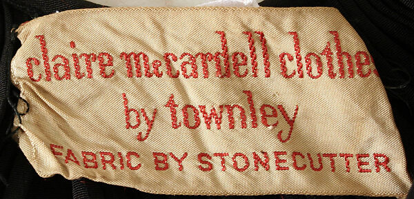 Dress, Claire McCardell (American, 1905–1958), rayon, American