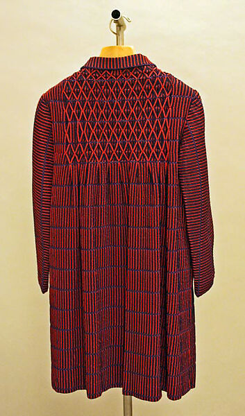 Coat, House of Lanvin (French, founded 1889), silk, Rayon, wool, French