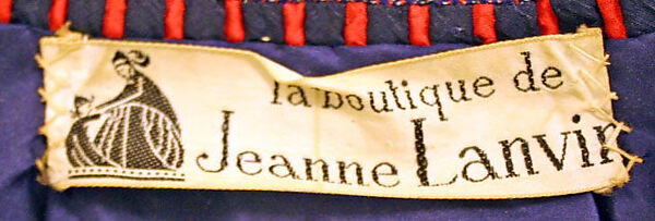 Coat, House of Lanvin (French, founded 1889), silk, Rayon, wool, French